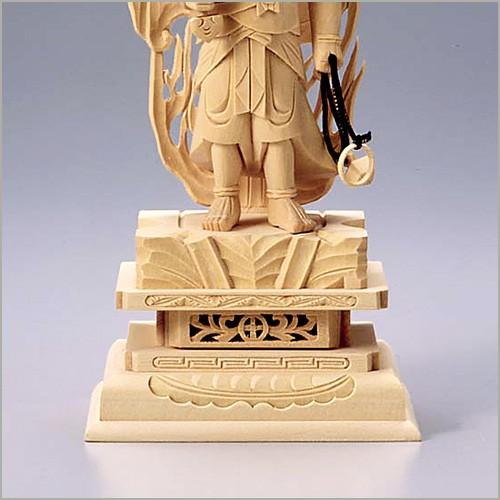 不動明王立像(真言宗の脇侍) 白木製 3.5寸 : 仏壇・仏具販売 不動明王立像(真言宗の脇侍) 白木製 3.5寸 : 仏壇・仏具販売