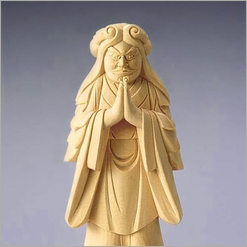 鬼子母神(日蓮宗の脇侍) 白木製 3.5寸 : 仏壇・仏具販売-仏壇屋 滝田