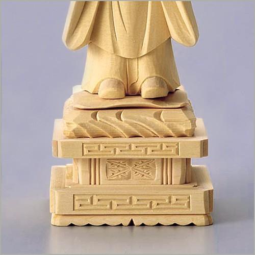 鬼子母神(日蓮宗の脇侍) 白木製 3.5寸 : 仏壇・仏具販売-仏壇屋 滝田