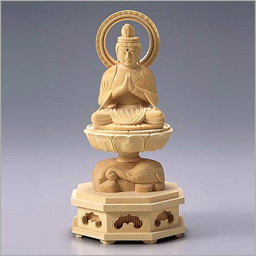 普賢菩薩(辰・巳年生まれ) 白木製 2寸 : 仏壇・仏具販売-仏壇屋 滝田