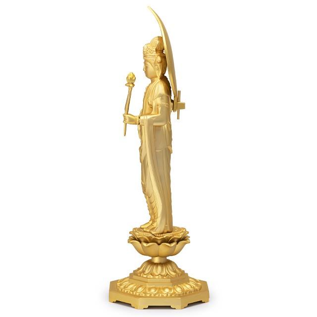 牧田秀雲作　聖観世音菩薩像 聖観音菩薩 合金製 26cm【牧田秀雲作】 : 仏壇・仏具販売-仏壇屋