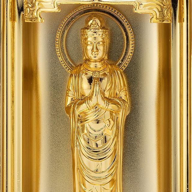 厨子付き聖観音菩薩 合金製 9.7cm【牧田秀雲作】 : 仏壇・仏具販売