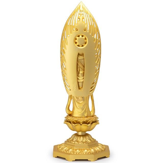 楽天市場】聖観音菩薩 合金製 26cm【牧田秀雲作】 高さ26cm×巾