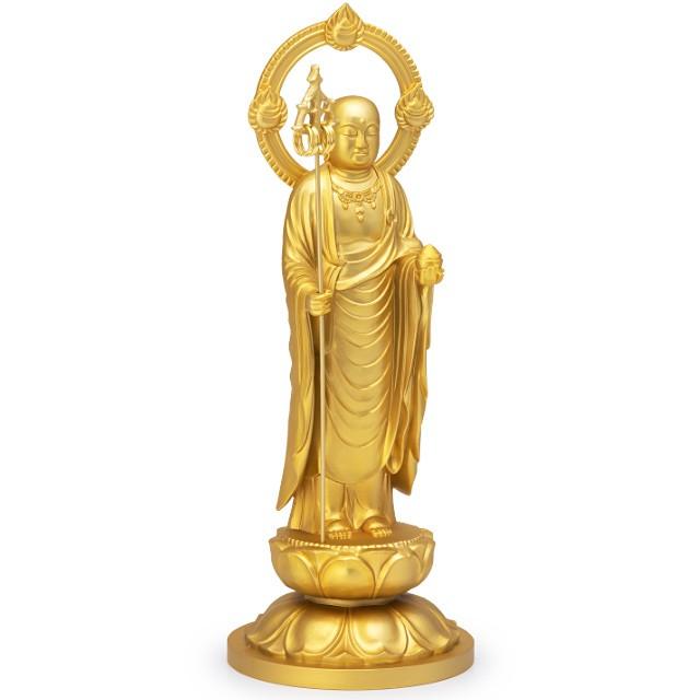 地蔵菩薩 合金製 21cm【牧田秀雲作】 : 仏壇・仏具販売-仏壇屋 滝田