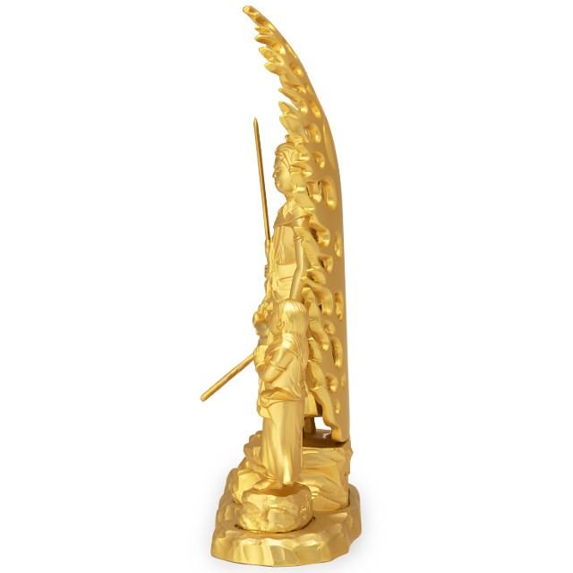 不動三尊 合金製金メッキ 16cm【牧田秀雲作】 : 仏壇・仏具販売-仏壇屋