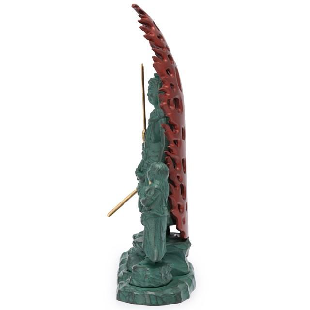 不動三尊 合金製青銅彩色 16cm【牧田秀雲作】 : 仏壇・仏具販売-仏壇屋