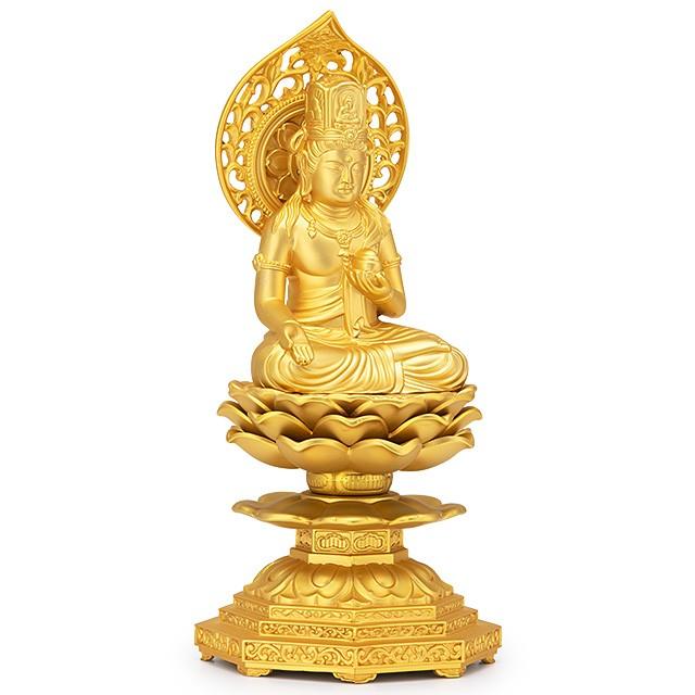 虚空蔵菩薩(丑・寅年生まれ) 合金製 15.5cm【牧田秀雲作】 : 仏壇