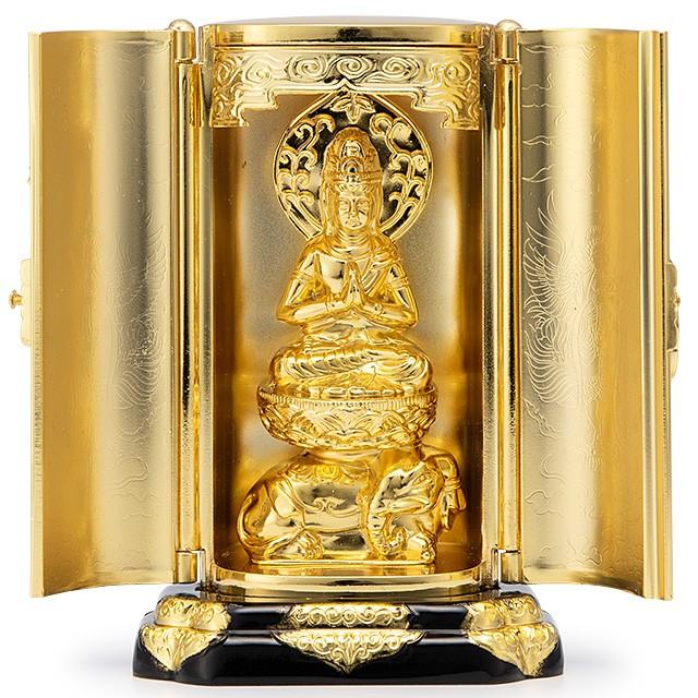 厨子付き普賢菩薩 合金製 9.7cm【渡辺景秋作】 : 仏壇・仏具販売-仏壇