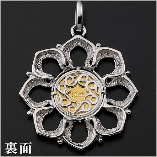 仏壇屋 滝田商店 純金製梵字入りお守り本尊ペンダント【カーン】不動