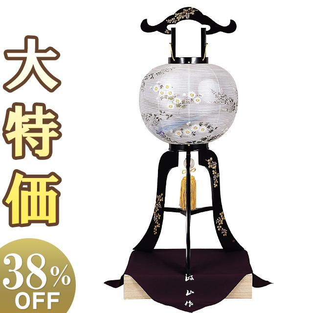 仏壇屋 滝田商店 蒔絵 盆提灯 盆ちょうちん お盆提灯 大内行灯11号