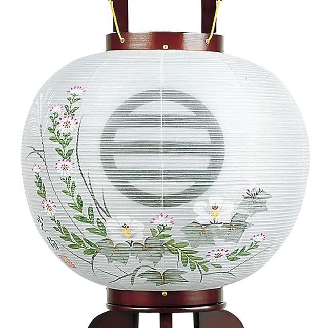 家紋入り盆提灯 盆ちょうちん お盆提灯 対柄大内行灯11号 1237-W_1