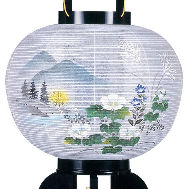 仏壇屋 滝田商店 盆提灯 盆ちょうちん お盆提灯 小型回転行灯9号 2493