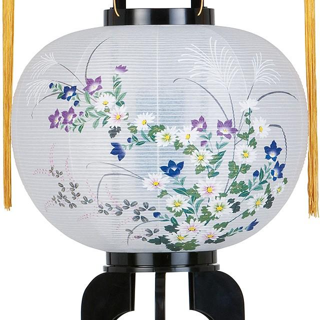 対柄 盆提灯 盆ちょうちん お盆提灯 回転行灯11号 2511-W(一対 