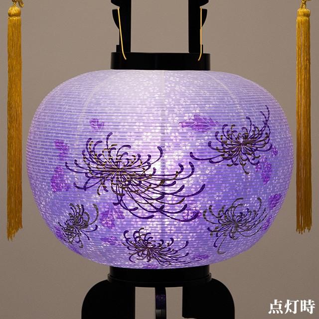 仏壇屋 滝田商店 盆提灯 盆ちょうちん お盆提灯 回転行灯12号 2514