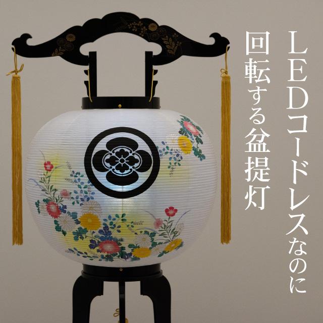 仏壇屋 滝田商店 家紋入り 盆提灯 盆ちょうちん お盆提灯 LED 仏壇屋 滝田商店 家紋入り 盆提灯 盆ちょうちん お盆提灯 LED