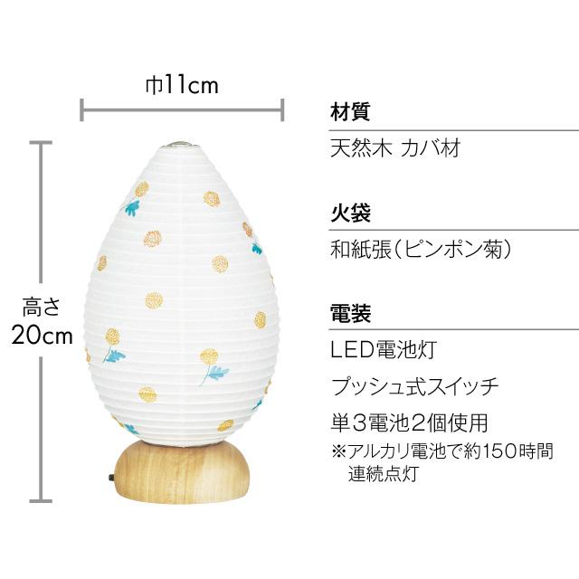 仏壇屋 滝田商店 ミニ 盆提灯 盆ちょうちん お盆提灯 佳花(けいか)2号