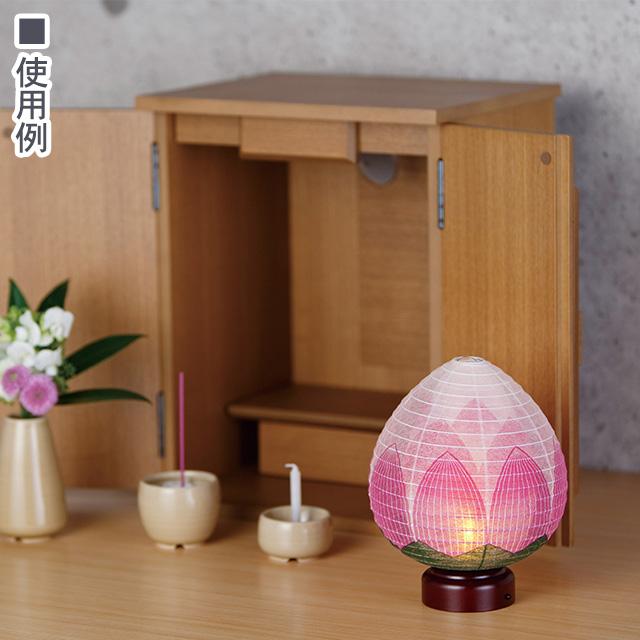 仏壇屋 滝田商店 盆提灯 盆ちょうちん お盆提灯 結花(ゆいか)2号 LED 