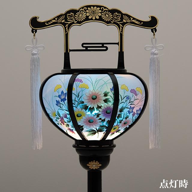■お盆提灯(盆ちょうちん) 回転行灯  一対【新品同様】 仏壇屋 滝田商店 盆提灯 盆ちょうちん お盆提灯 回転行灯10号 2302-2