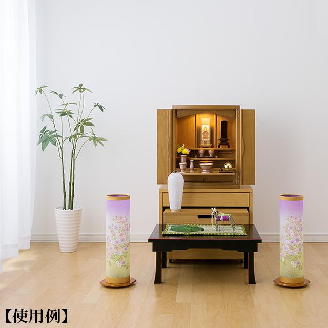 仏壇屋 滝田商店 盆提灯 盆ちょうちん お盆提灯 回転行灯 夢想花2号