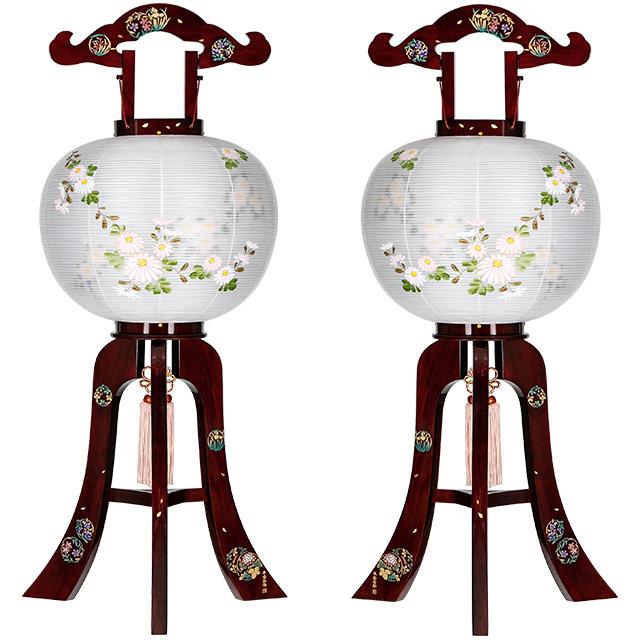 仏壇屋 滝田商店 盆提灯 セット 盆ちょうちん お盆提灯 住吉行灯セット