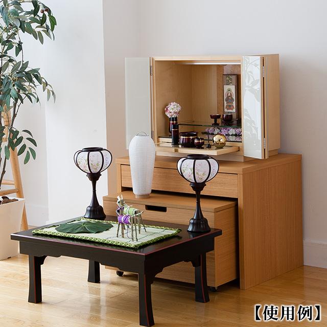 仏壇屋 滝田商店 盆提灯 コンパクト 初盆セット 新盆セット 3点セット