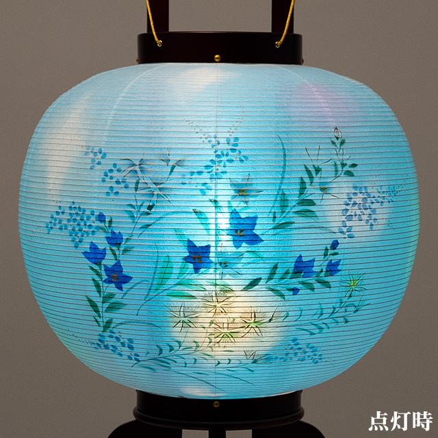 盆提灯 高級 初盆セット 新盆セット 対柄 木製行灯６点セット １４-A 初盆 提灯 お盆用品_8