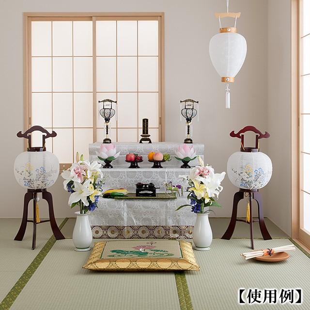 仏壇屋 滝田商店 盆提灯 盆棚付き コンパクト 初盆セット 新盆セット