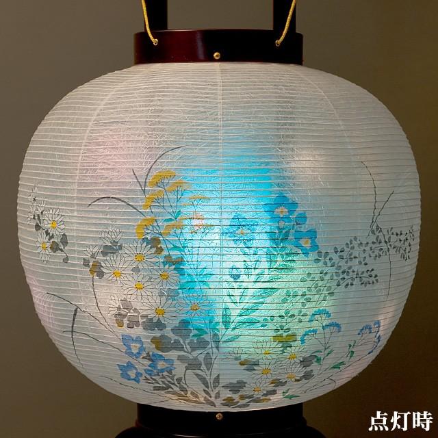 盆提灯 盆棚付き コンパクト 初盆セット 新盆セット 木製行灯１２点セット １８-A 初盆 提灯 お盆用品の画像