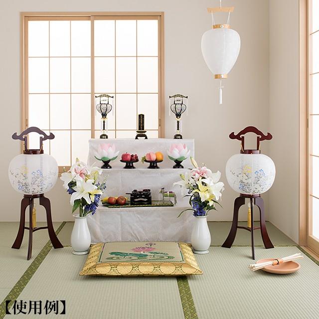 仏壇屋 滝田商店 盆提灯 盆棚付き コンパクト 初盆セット 新盆セット