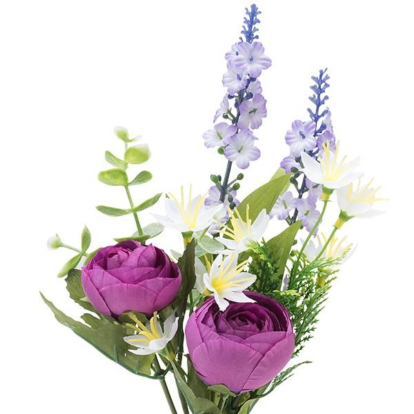 仏壇屋 滝田商店 【仏壇用の仏花・造花】千の花(パープル) S-16 : 仏壇