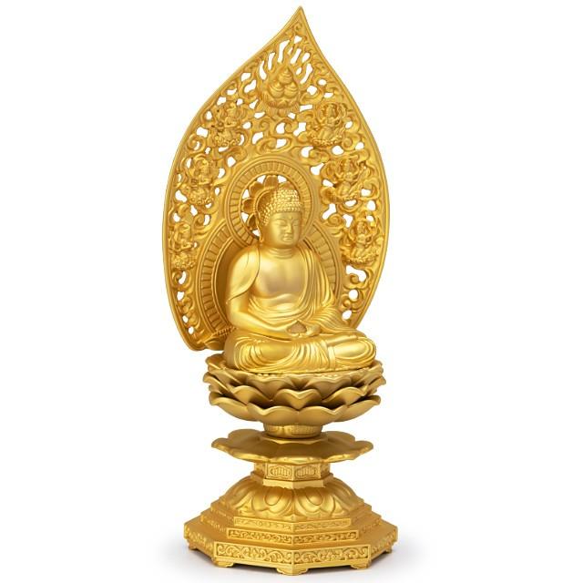 釈迦如来(曹洞宗・臨済宗) 合金製 小 : 仏壇・仏具販売-仏壇屋 滝田