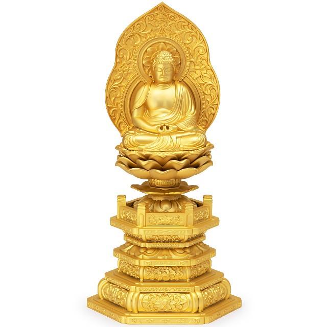 座阿弥陀如来(天台宗) 合金製 中 : 仏壇・仏具販売-仏壇屋 滝田 座阿弥陀如来(天台宗) 合金製 中 : 仏壇・仏具販売-仏壇屋 滝田