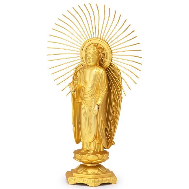 西阿弥陀如来(浄土真宗本願寺派) 合金製 小 : 仏壇・仏具販売-仏壇屋