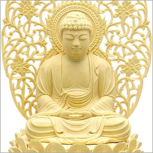 釈迦如来(曹洞宗・臨済宗) 柘植製 2.5寸 : 仏壇・仏具販売-仏壇