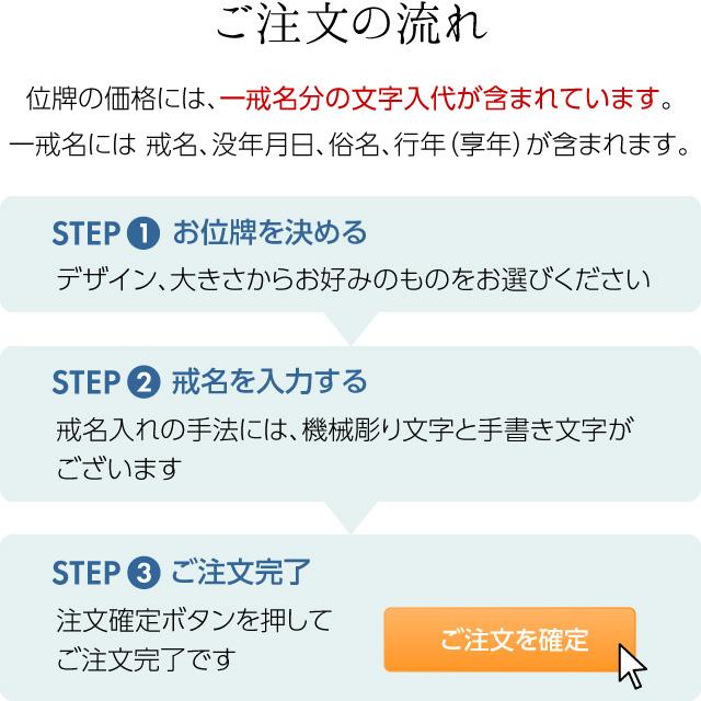 位牌 極上蓮付位牌 3寸（戒名文字入れ込み）（本位牌 塗り位牌 会津位牌 国産位牌 本漆 手塗り位牌）｜takita｜10