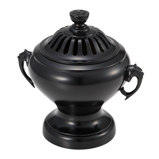 茶道具 香炉 黒漆塗り火鉢良品　希少品。 仏壇屋 滝田商店 タレカブラ型 香炉 黒色 1尺付（寺院用仏具） : 仏壇