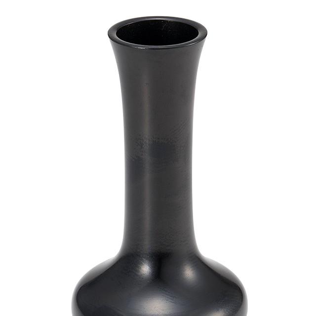 寛通型 花立 黒色 8寸（寺院用仏具）_2