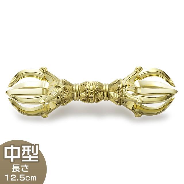 仏壇屋 滝田商店 五鈷杵 中型 長さ 12.5cm(京都製 密教法具 前 仏壇屋 滝田商店 五鈷杵 中型 長さ 12.5cm(京都製 密教法具 前
