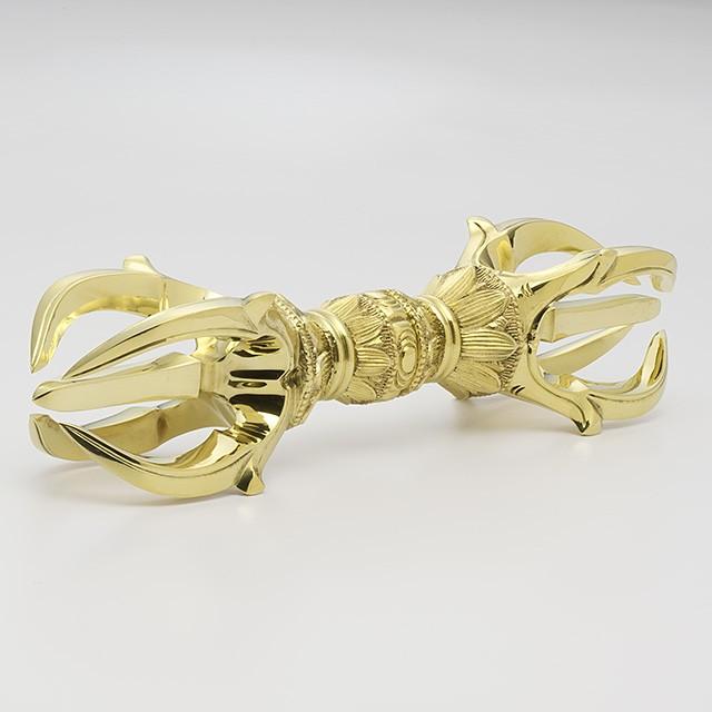 仏壇屋 滝田商店 五鈷杵 中型 長さ 12.5cm(京都製 密教法具 前 仏壇屋 滝田商店 五鈷杵 中型 長さ 12.5cm(京都製 密教法具 前