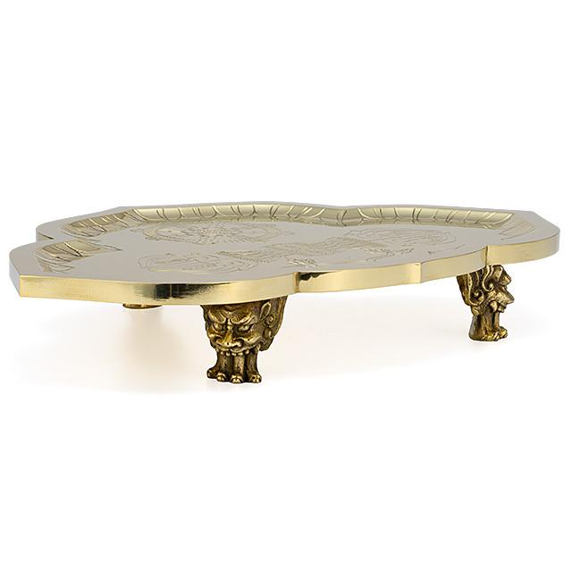 仏壇屋 滝田商店 金剛盤 大々型 巾29.5cm×奥行21cm（京都製 密教法具 