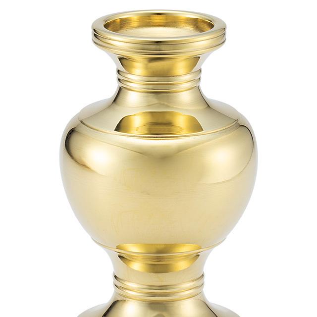 仏壇屋 滝田商店 華瓶 大型(一対) 口径4.9cm×高さ13.4cm（京都製 密教