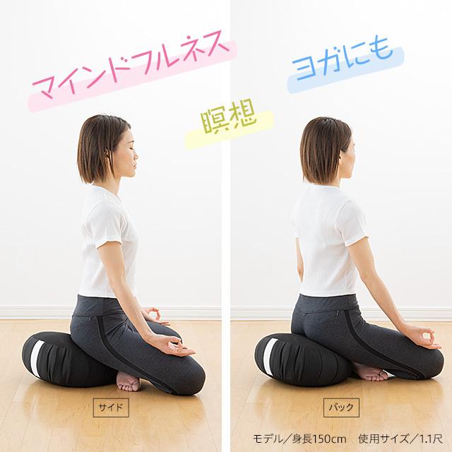 仏壇屋 滝田商店 座禅布団 座布 綿 1.1尺(直径33cm) 坐禅用のふとん 坐