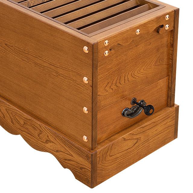 仏壇屋 滝田商店 箱型 賽銭箱 栓製 2尺 巾60cm×奥行36cm(お賽銭 仏壇屋 滝田商店 箱型 賽銭箱 栓製 2尺 巾60cm×奥行36cm(お賽銭
