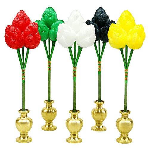 仏壇屋 滝田商店 五瓶華(五瓶花) 紙製(五本一組) 大型（京都製密教法具