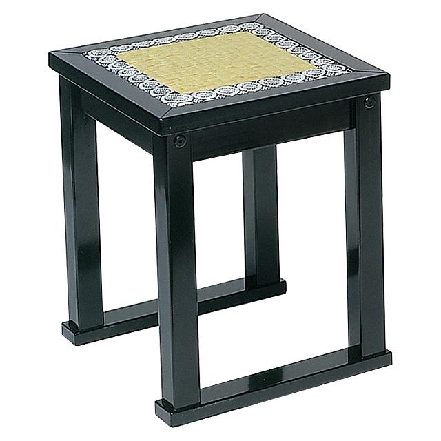 仏壇屋 滝田商店 内陣用椅子 黒塗 R-1140 （寺院用椅子 本堂用椅子 