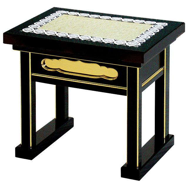 仏壇屋 滝田商店 内陣用椅子 黒塗面金塗 R-1104 （寺院用椅子