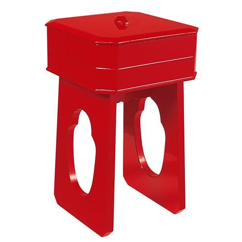 【寺院仏具】献菓子器　朱　大大 仏壇屋 滝田商店 献菓子器 朱塗り 木製 小（寺院用仏具） : 仏壇・仏具