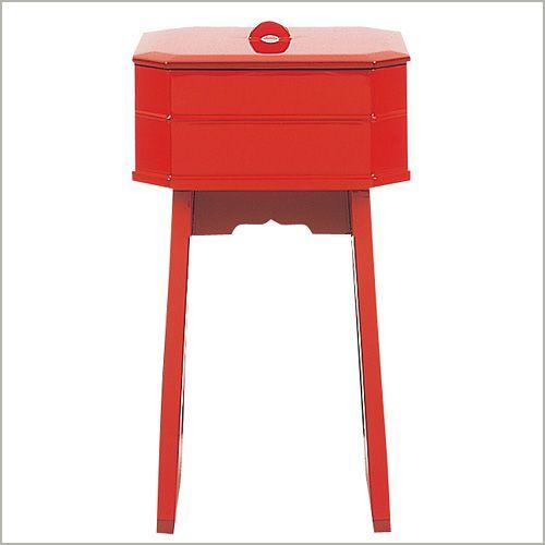 寺院仏具】献菓子器朱大大