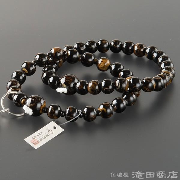 仏壇屋 滝田商店 数珠 浄土宗 男性用 本海松(黒珊瑚) 三万浄土9 仏壇屋 滝田商店 数珠 浄土宗 男性用 本海松(黒珊瑚) 三万浄土9
