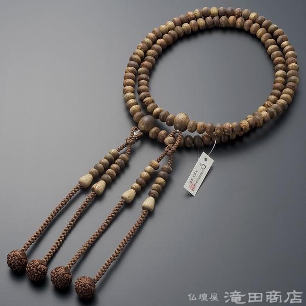 仏壇屋 滝田商店 数珠 真言宗 男性用 沈香(じんこう) みかん玉 仏壇屋 滝田商店 数珠 真言宗 男性用 沈香(じんこう) みかん玉
